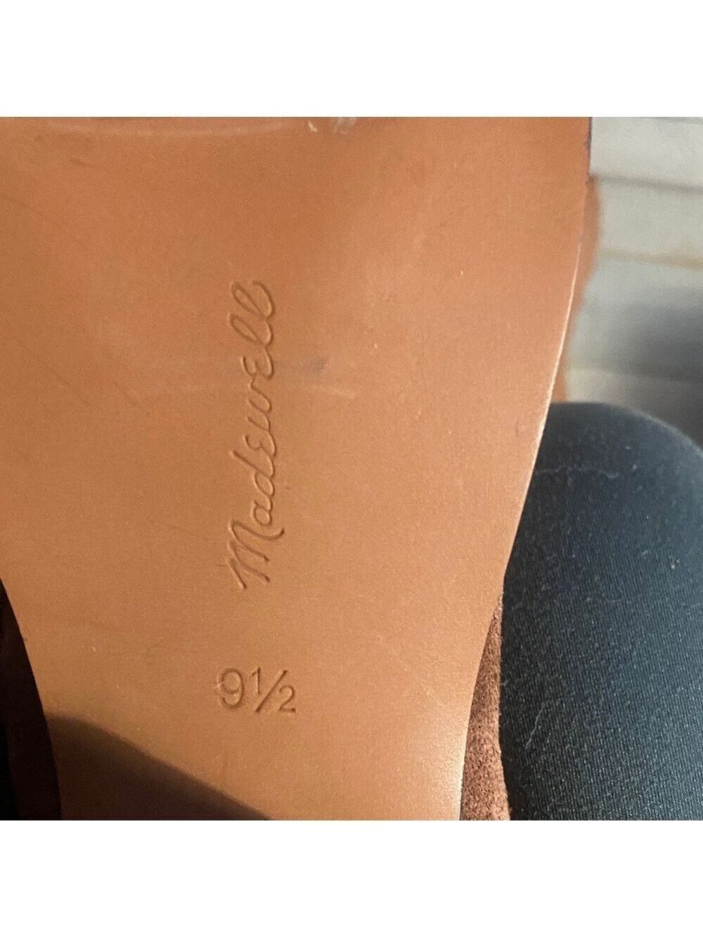 Madewell The Ardin Ankle Boot Brown Suede, Tapered Toe, Block Heel 9.5 NWOB - Picture 11 of 14